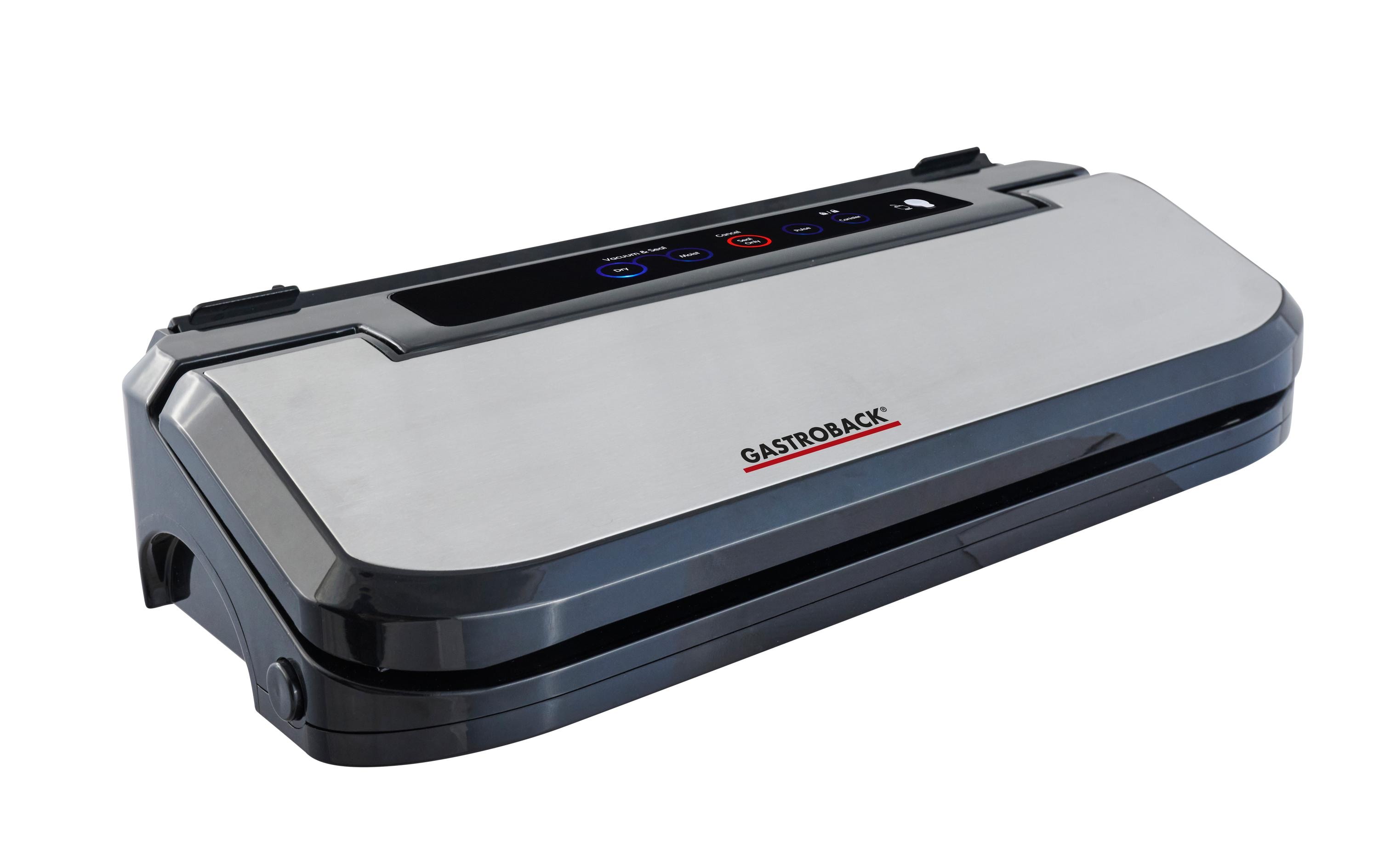 Gastroback Vakuumiergerät Basic 46009 Schwarz/Silber Gastroback Vakuumiergerät Basic 46009 Schwarz/Silber