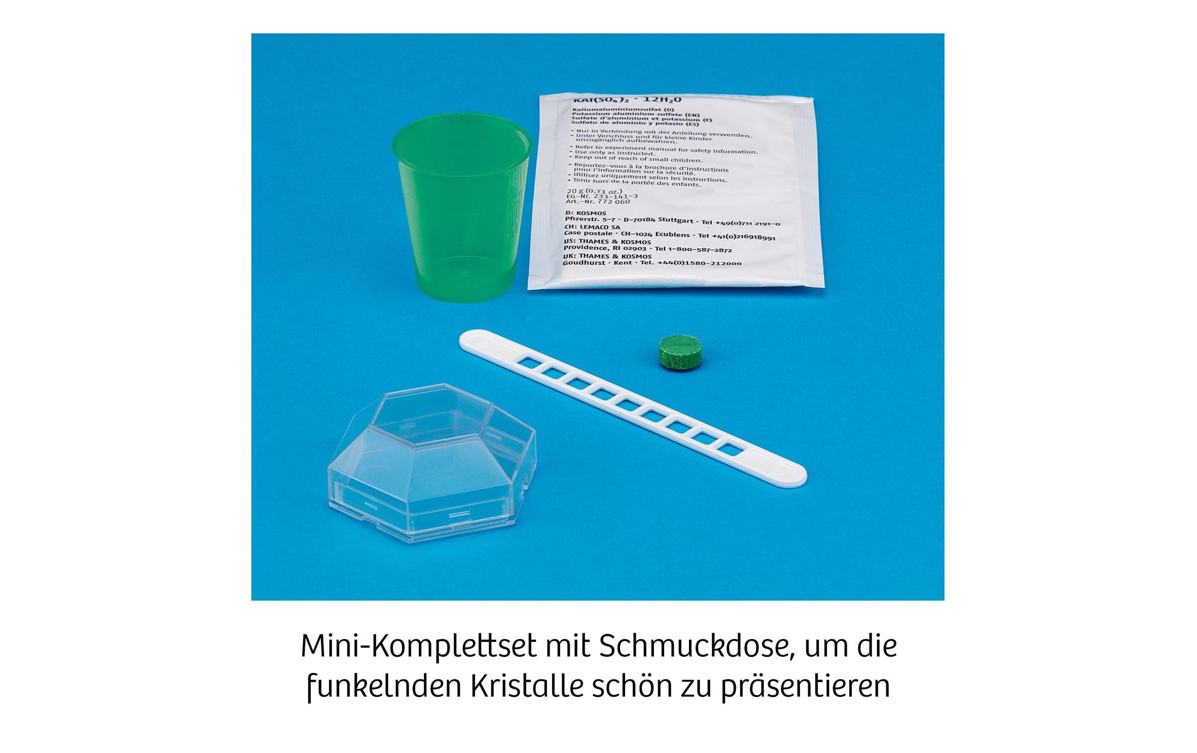 Kosmos Experimentierkasten Grüne Kristalle selbst züchten
