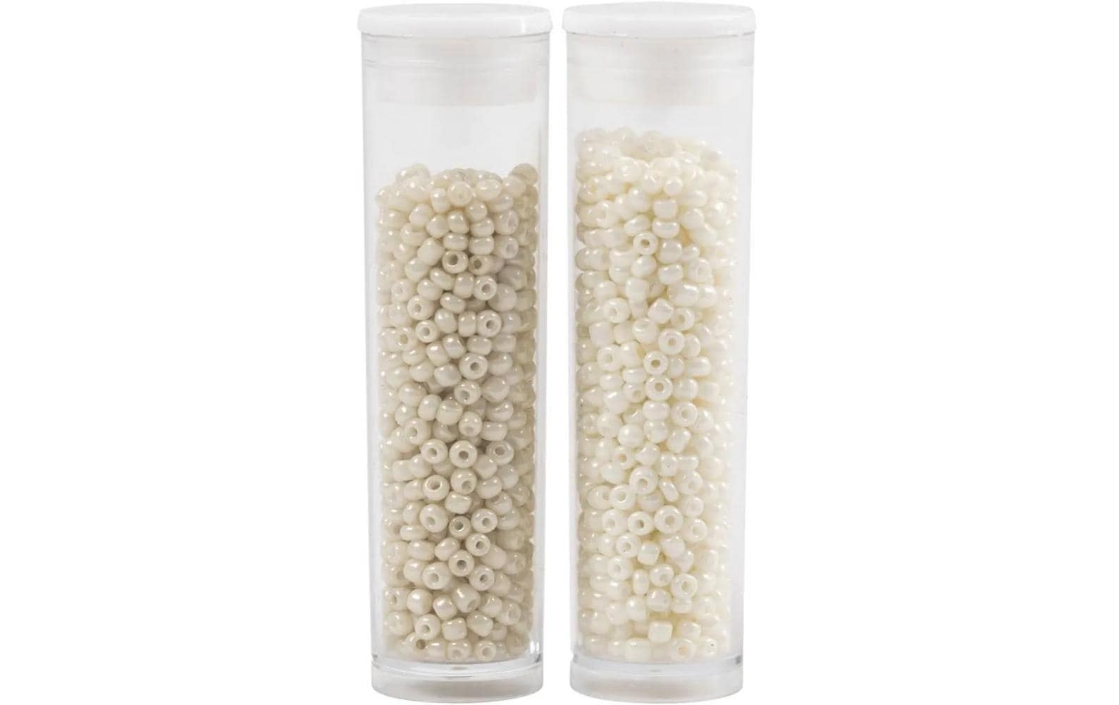 Creativ Company Rocailles-Perlen Glasperlen Beige/Perlmutt