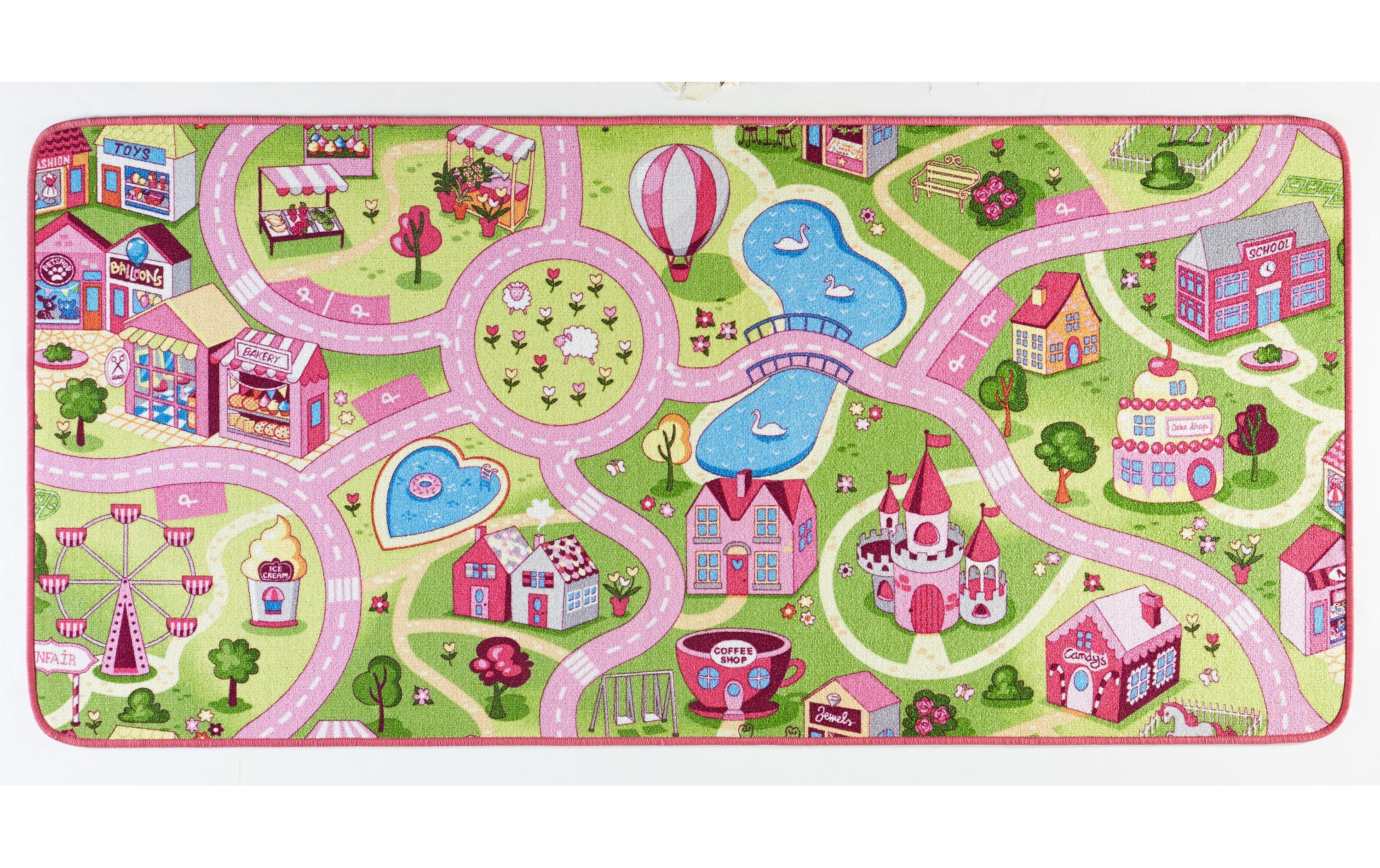 Hanse Home Spielteppich Sweet Town 160 x 240 cm, Pink Hanse Home Spielteppich Sweet Town 160 x 240 cm, Pink