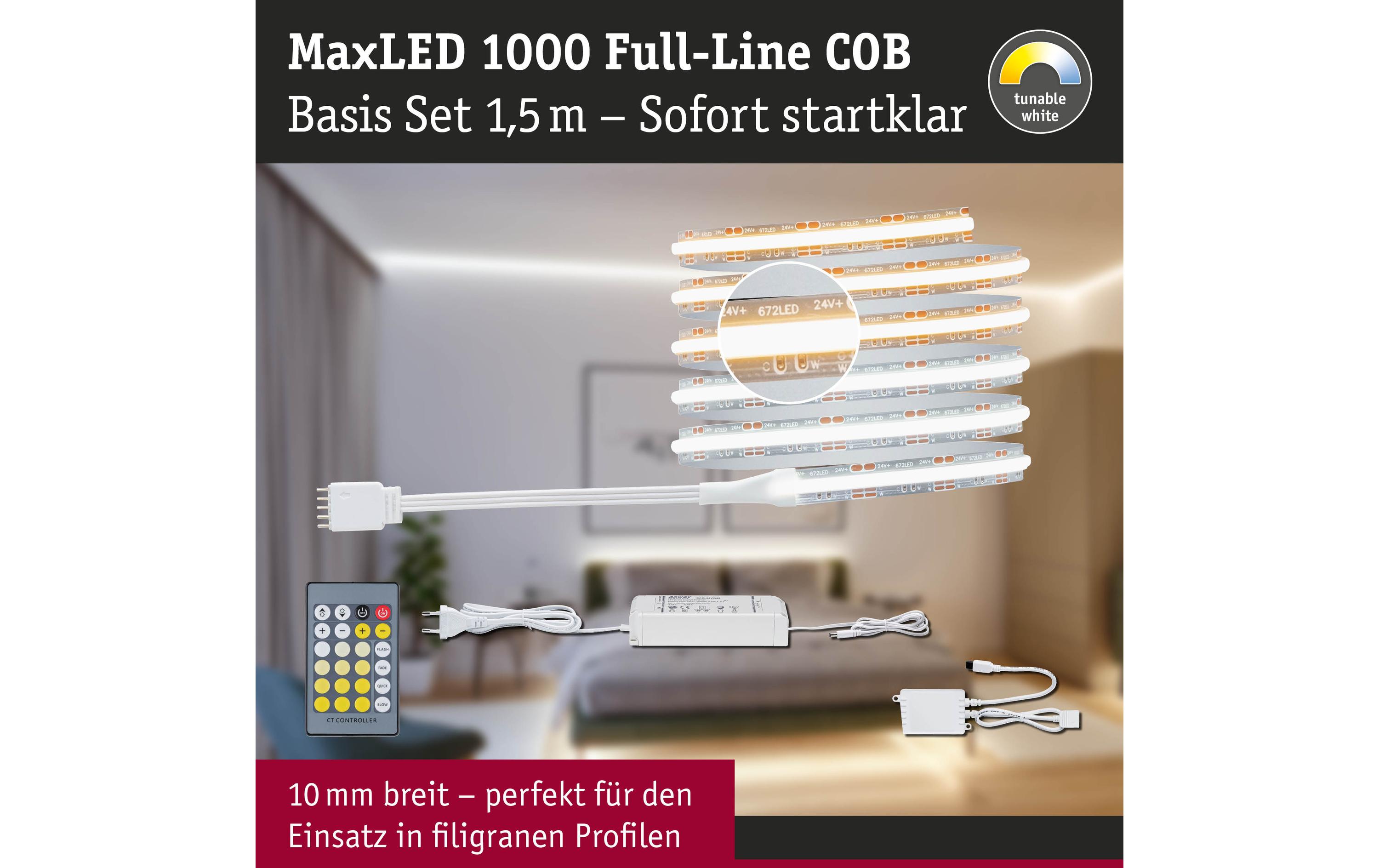 Paulmann MaxLED 1000 LED Strip Full-Line COB Basisset