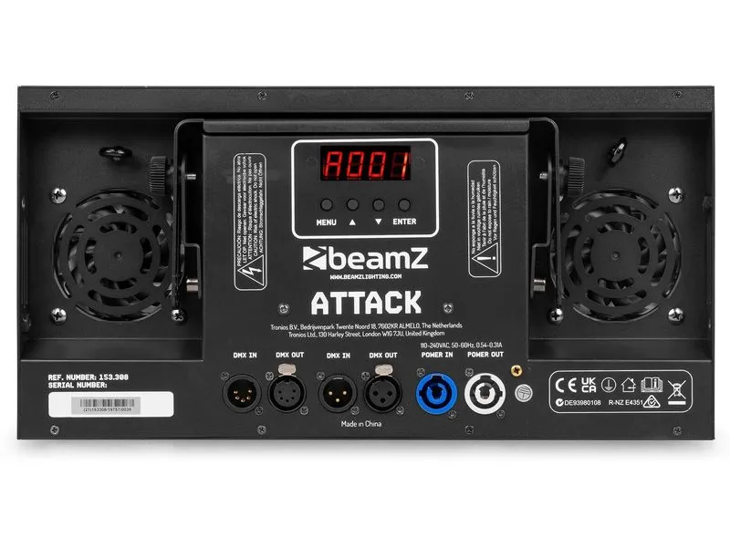 BeamZ Attack 3-in-1 Strobe Blinder und Wash RGB+CW+WW