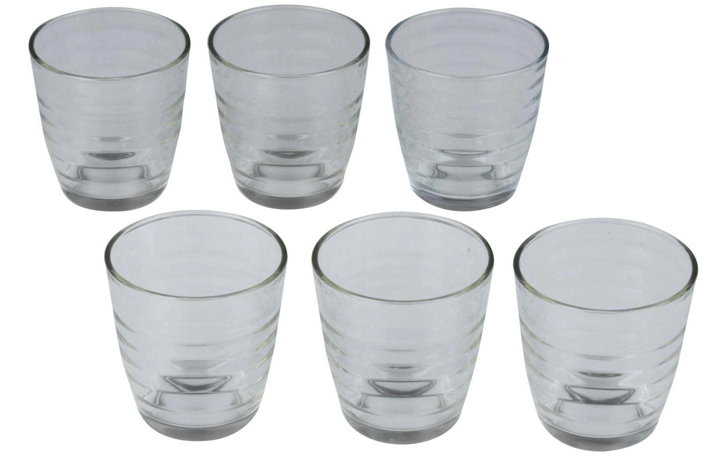 alpina Trinkgläser 225 ml, 6 Stück, Transparent