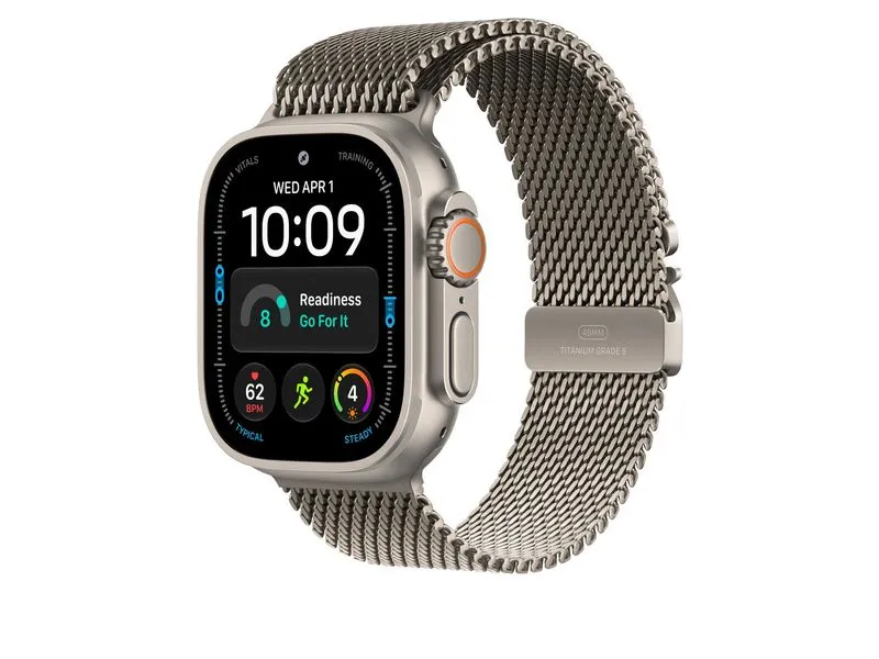 Apple Milanese Loop 49 mm Natural Titanium Large