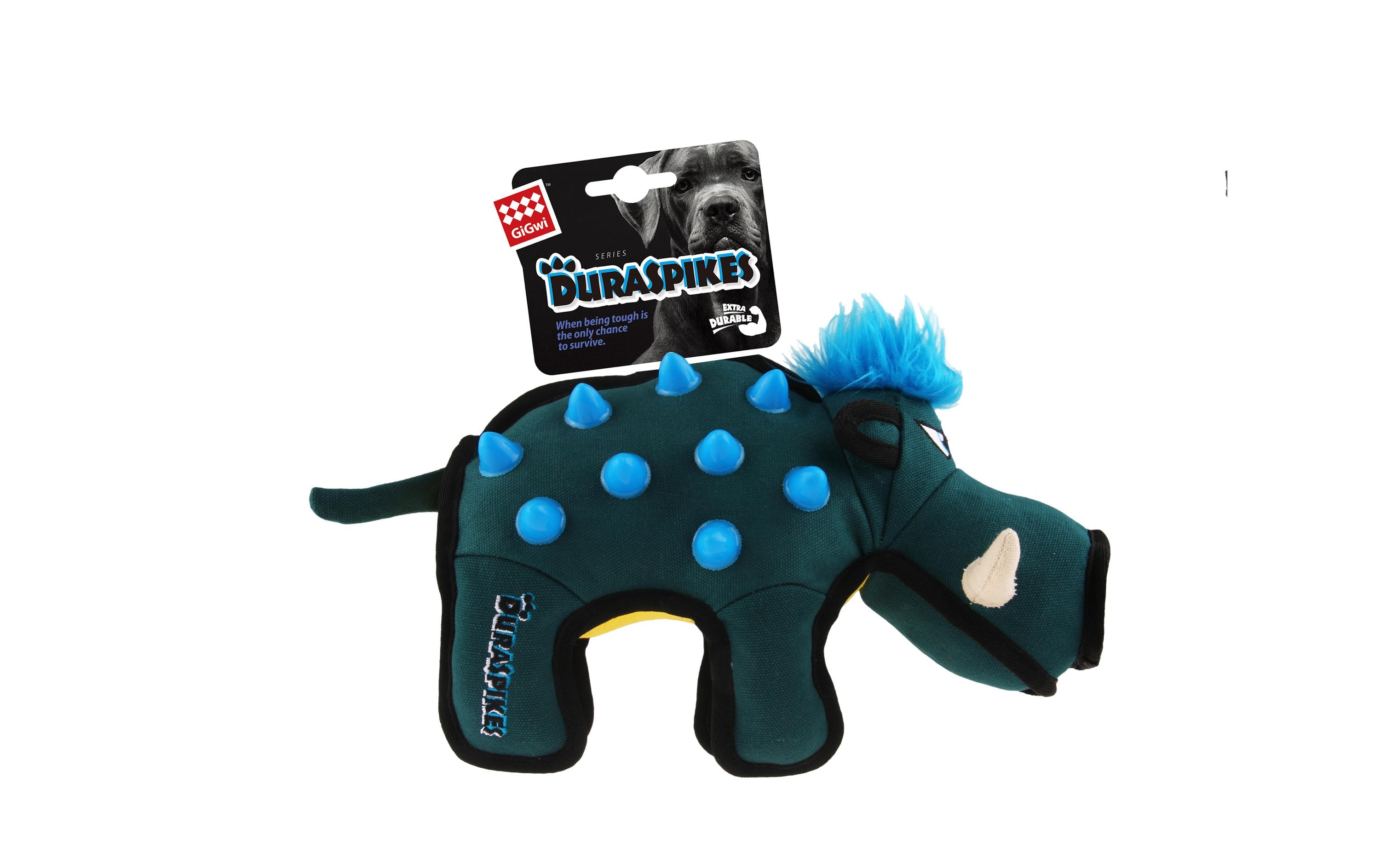 GiGwi Hunde-Spielzeug Duraspikes, Wildschwein, Grün