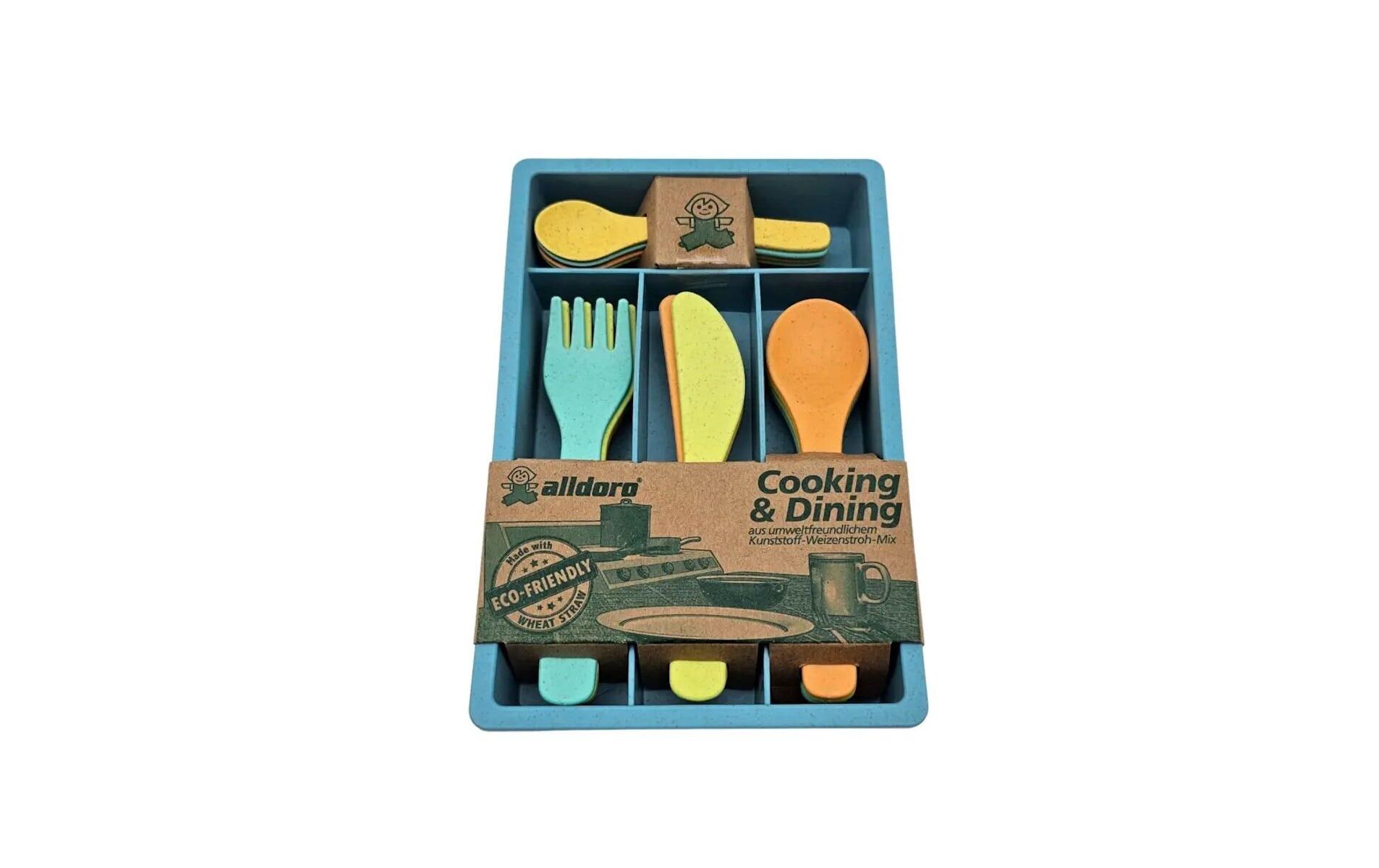 alldoro Besteckset für die Kinderküche, 17-teilig