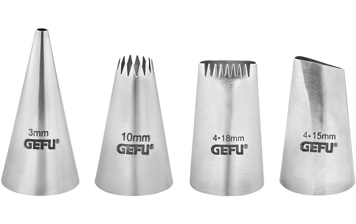 GEFU Spritztülle Set Decore 4-teilig GEFU Spritztülle Set Decore 4-teilig