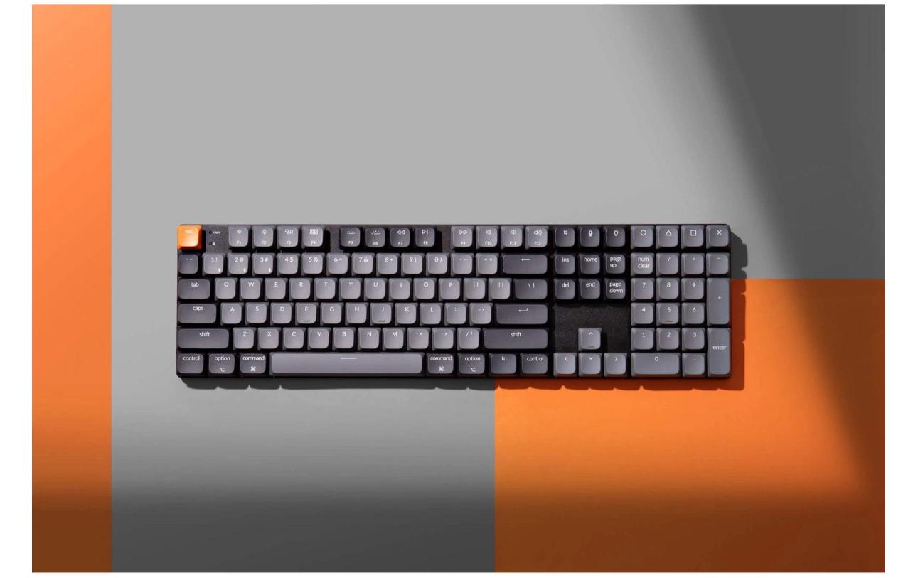 Keychron Gaming-Tastatur K5 QMK Version 2 Brown Switch