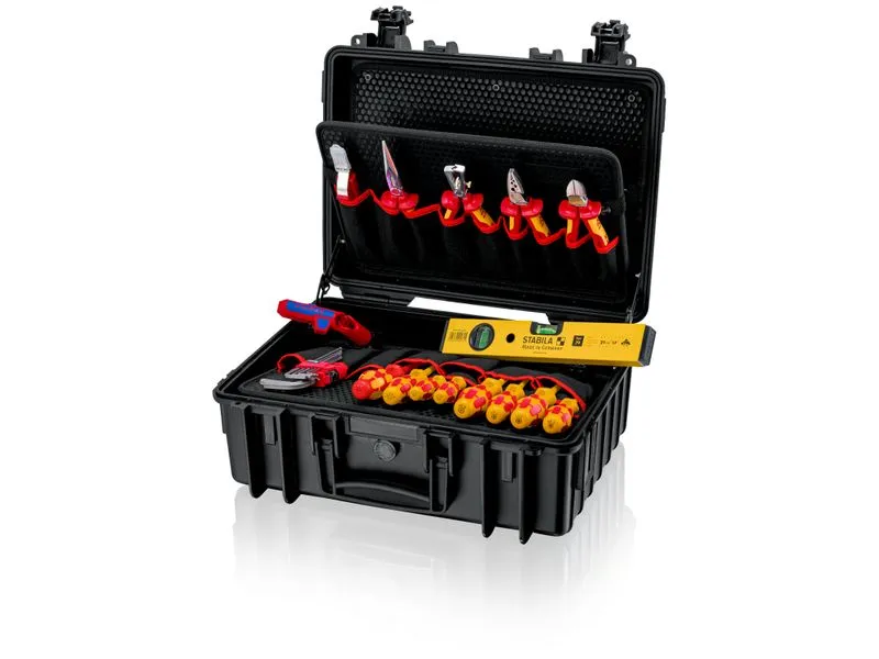 Knipex Werkzeugkoffer «Robust23 Start» Elektro, 24-teilig Knipex Werkzeugkoffer «Robust23 Start» Elektro, 24-teilig