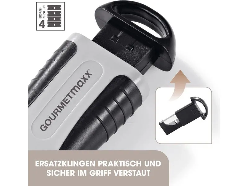 GOURMETmaxx Glaskeramikschaber 4 Ersatzklingen