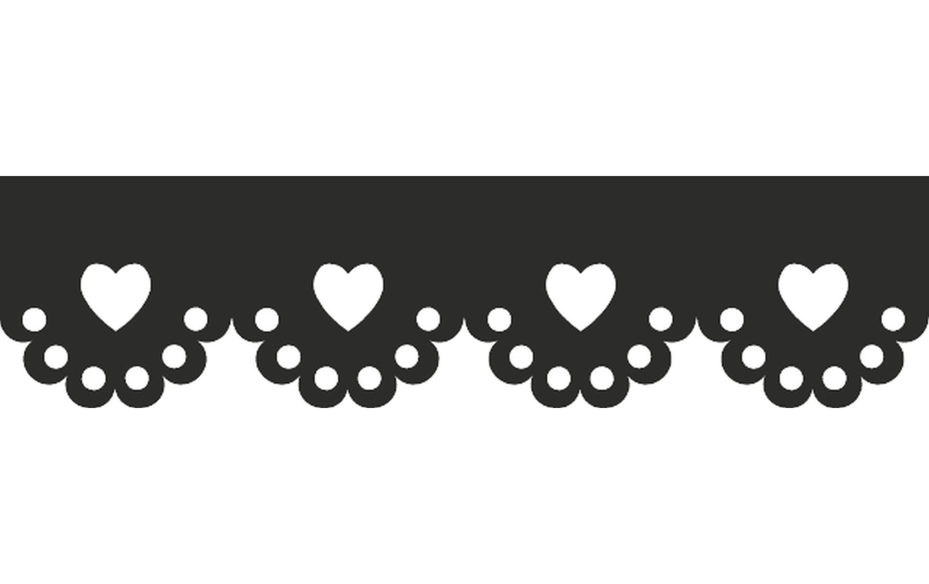 Heyda Bordürenstanzer Bordure Herz, 1.5 cm Heyda Bordürenstanzer Bordure Herz, 1.5 cm