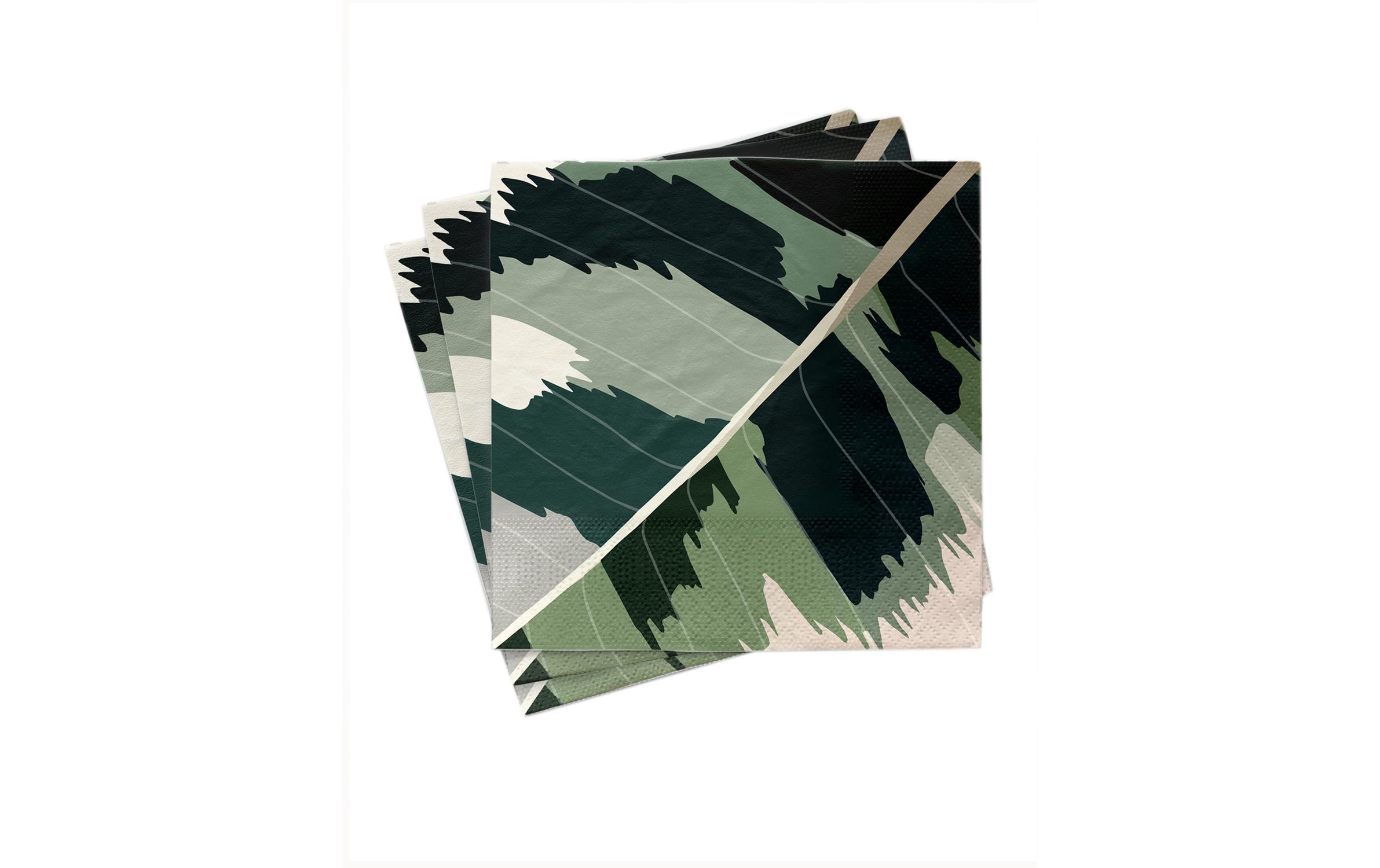Chic Mic Cocktailservietten Big leaf 33 x 33 cm