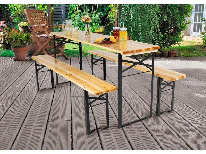 EASYmaxx Festbankgarnitur 170 cm