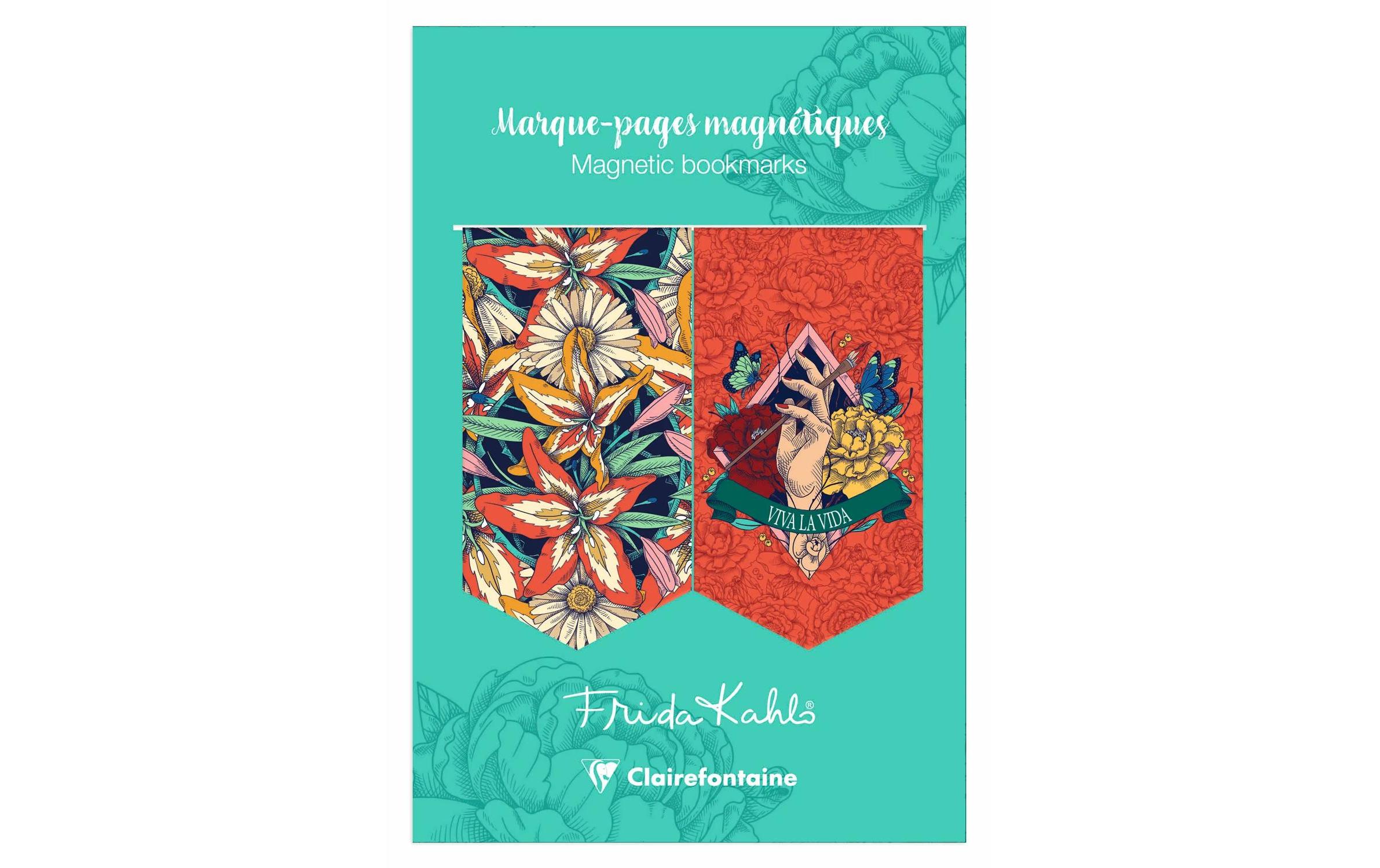 Clairefontaine Lesezeichen Frida Kahlo assortiert, 2 Stück