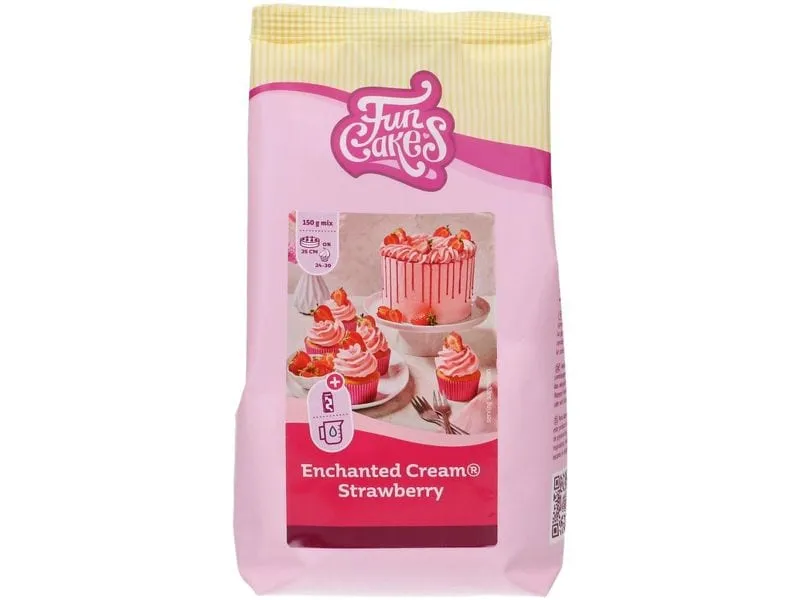 Funcakes Enchanted Cream Strawberry 450 g Funcakes Enchanted Cream Strawberry 450 g
