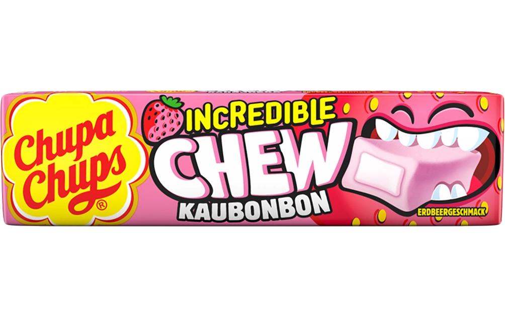 Chupa Chups Kaubonbon Chew Strawberry 45 g