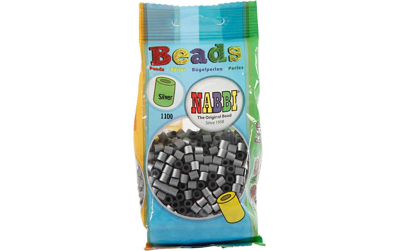 Creativ Company Bügelperlen Nabbi Medium Silber Creativ Company Bügelperlen Nabbi Medium Silber