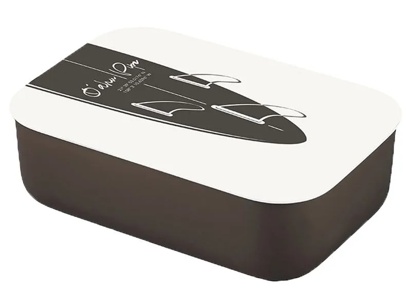 BioLoco Lunchbox Classic – Oahu Schwarz-Weiss