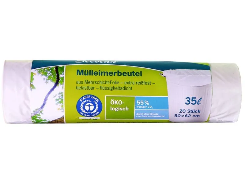 Haushaltsware Müllbeutel ohne Zugband 35 l, 20 Stück Haushaltsware Müllbeutel ohne Zugband 35 l, 20 Stück