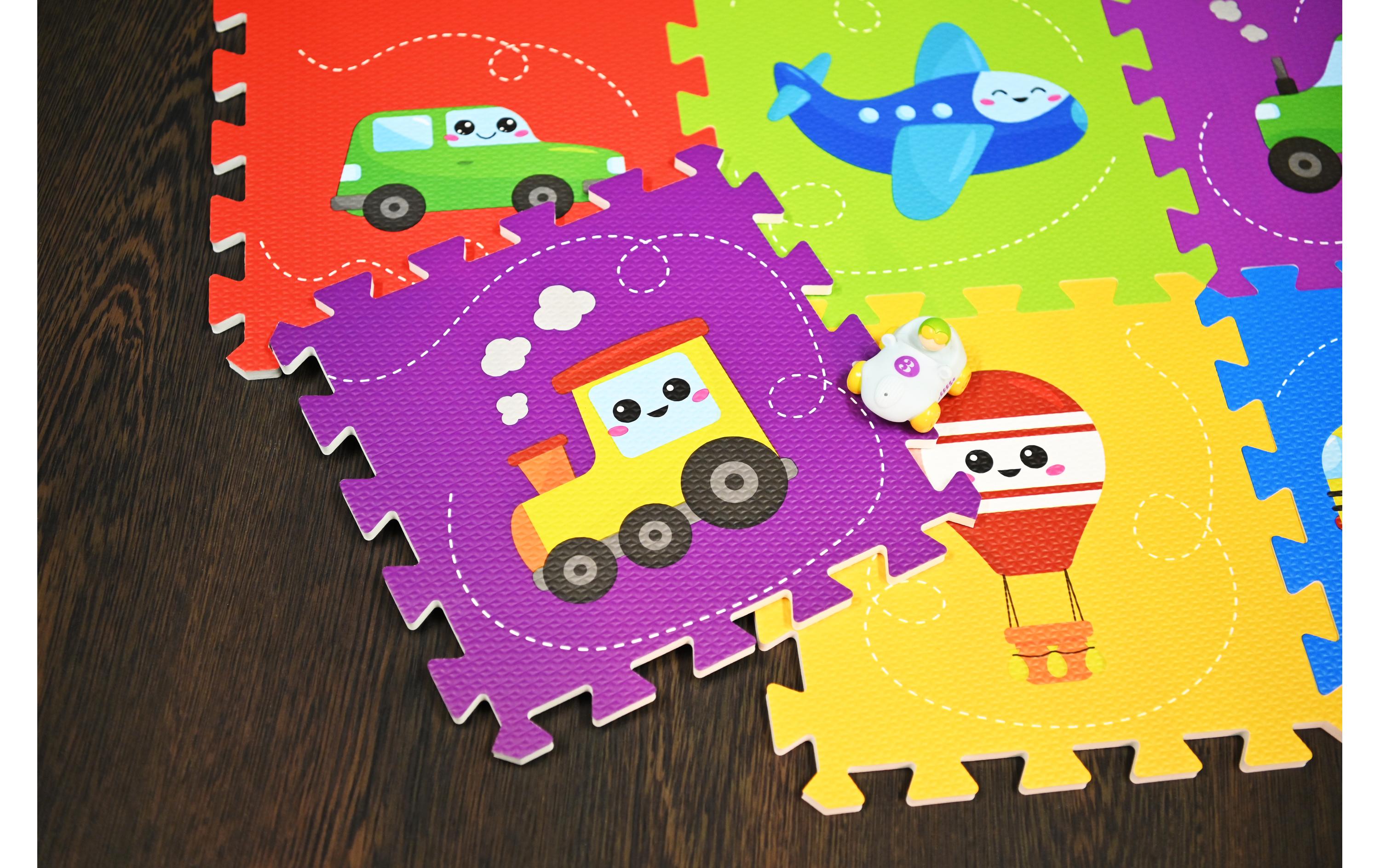 Knorrtoys Puzzlematte Fahrzeuge 9-teilig