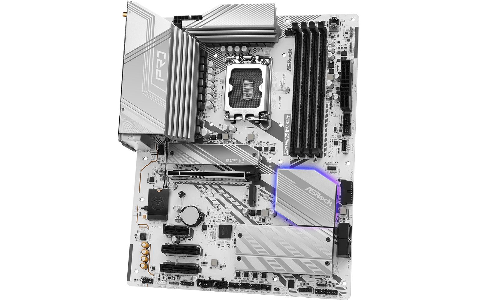 ASRock Mainboard Z890 Pro RS WiFi White