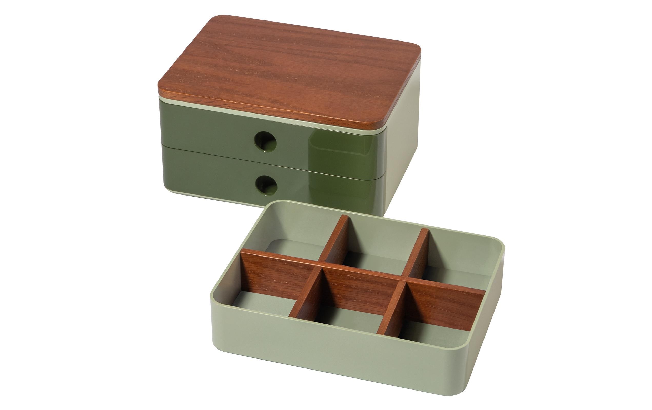 HAN Schubladenbox Allison Smart-Box Plus 2 Schubladen, Grün