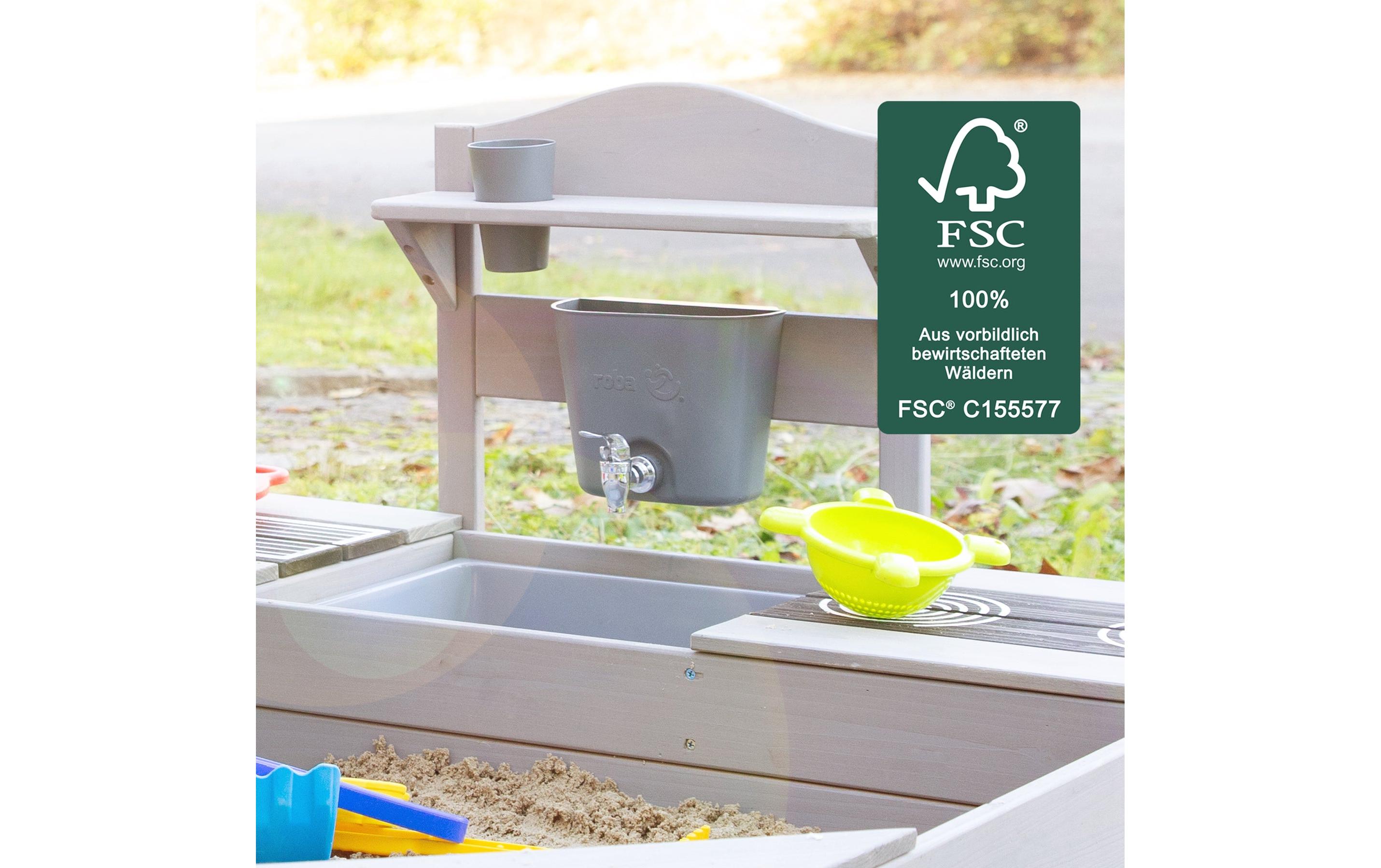 roba Mobile Spiel- und Matschküche BBQ Grau