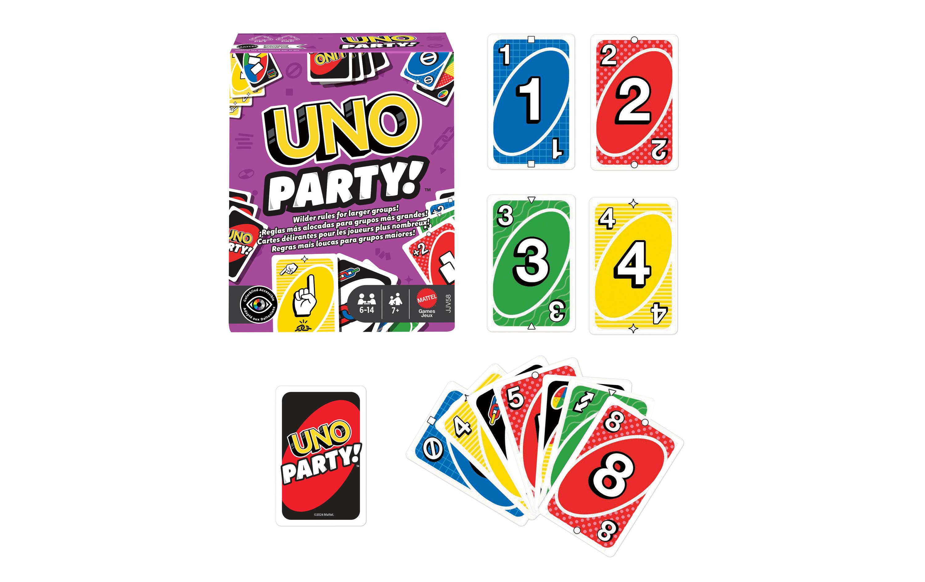 Mattel Spiele Kartenspiel UNO Party