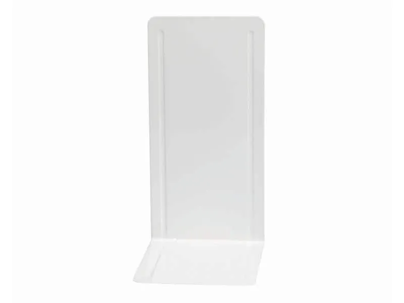 Maul Buchstützen-Set Weiss, Metall 2 Stück
