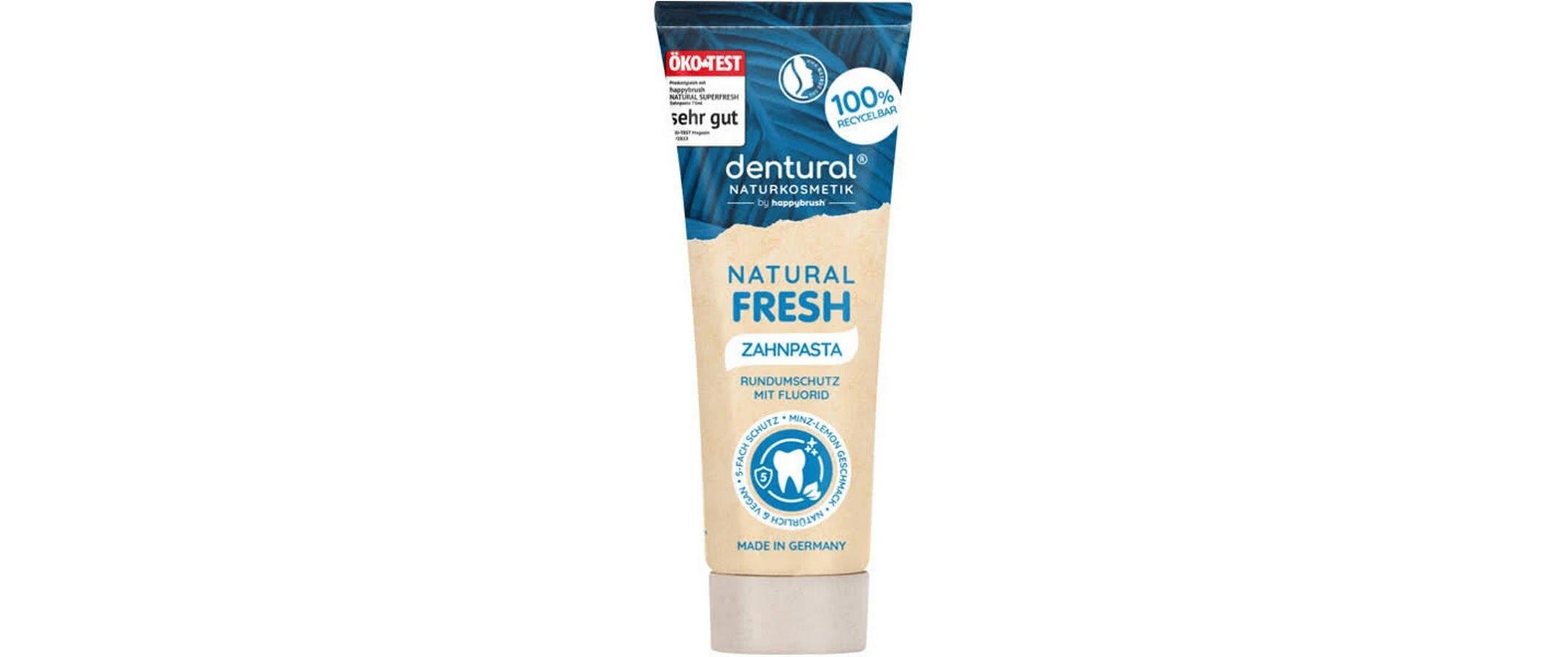 happybrush Zahnpasta Natural Fresh 75 ml happybrush Zahnpasta Natural Fresh 75 ml
