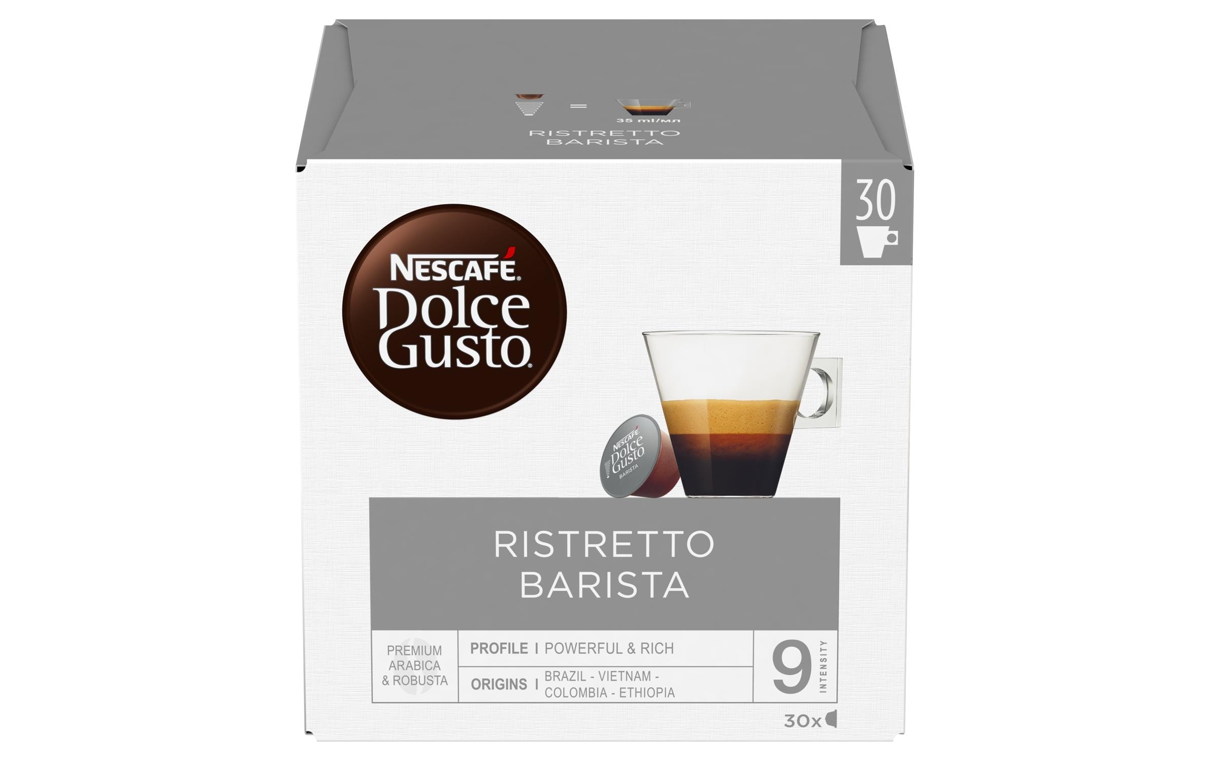 Nescafé Kaffeekapseln Dolce Gusto Ristretto Barista 30 Stück