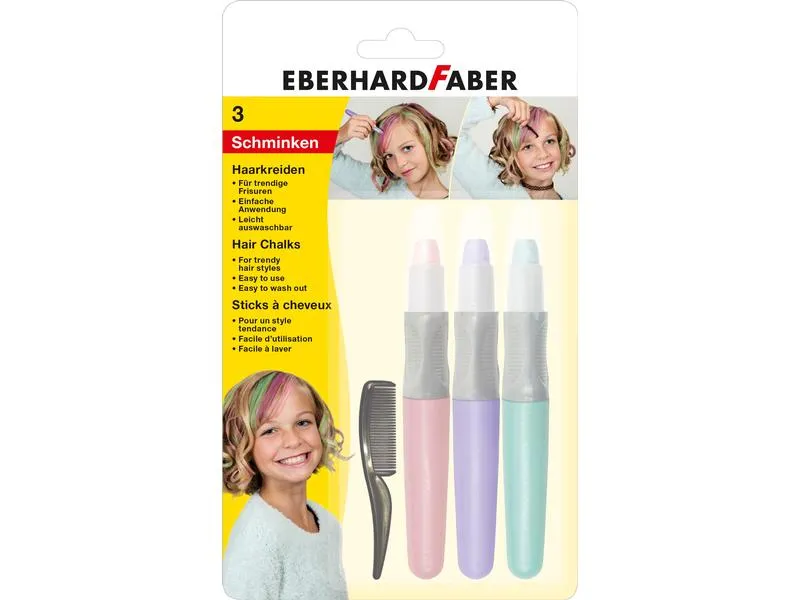 Eberhard Faber Haarkreide Set Pastell Eberhard Faber Haarkreide Set Pastell