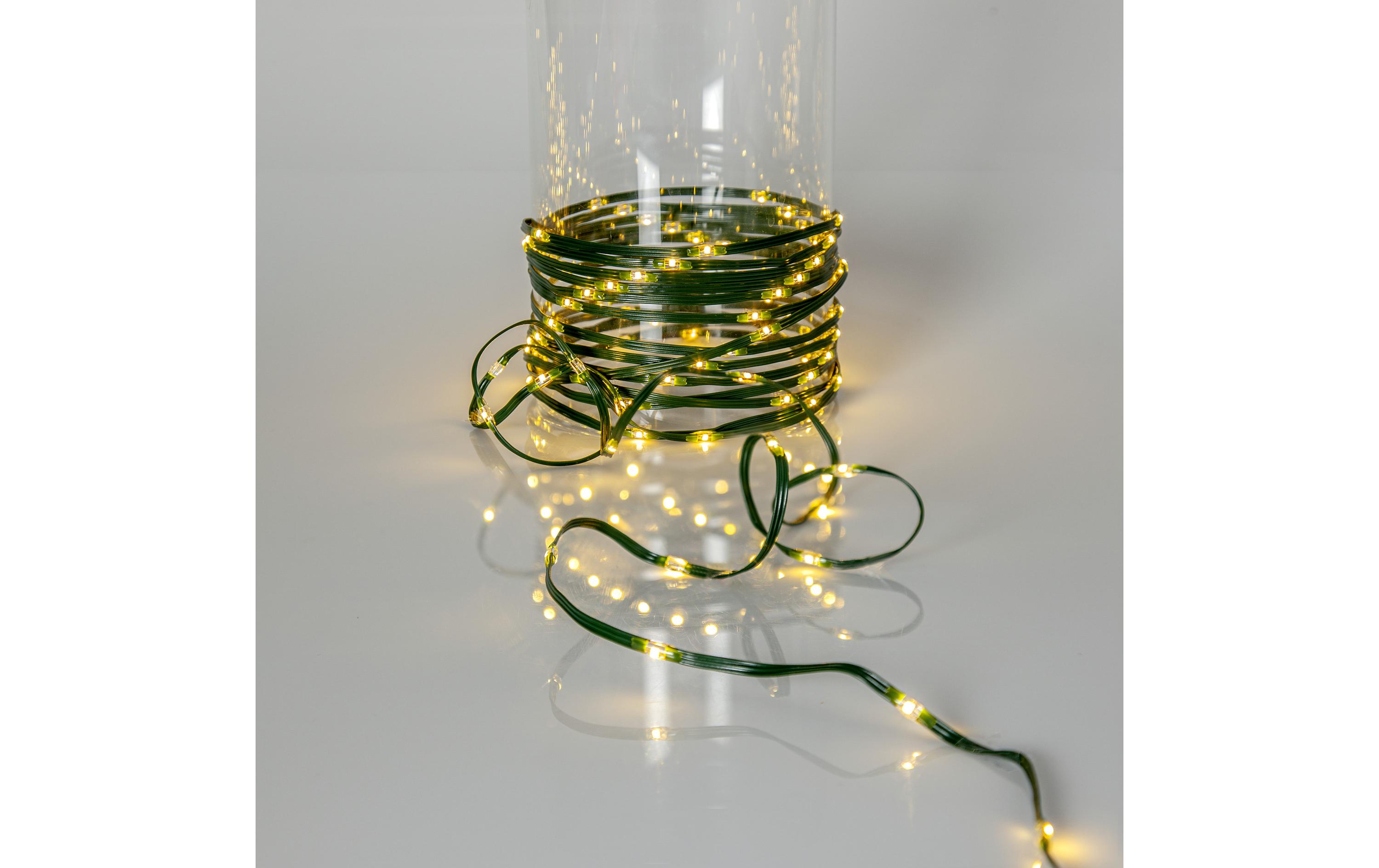 Star Trading LED-Lichterkette Dew Drop Micro Warmweiss