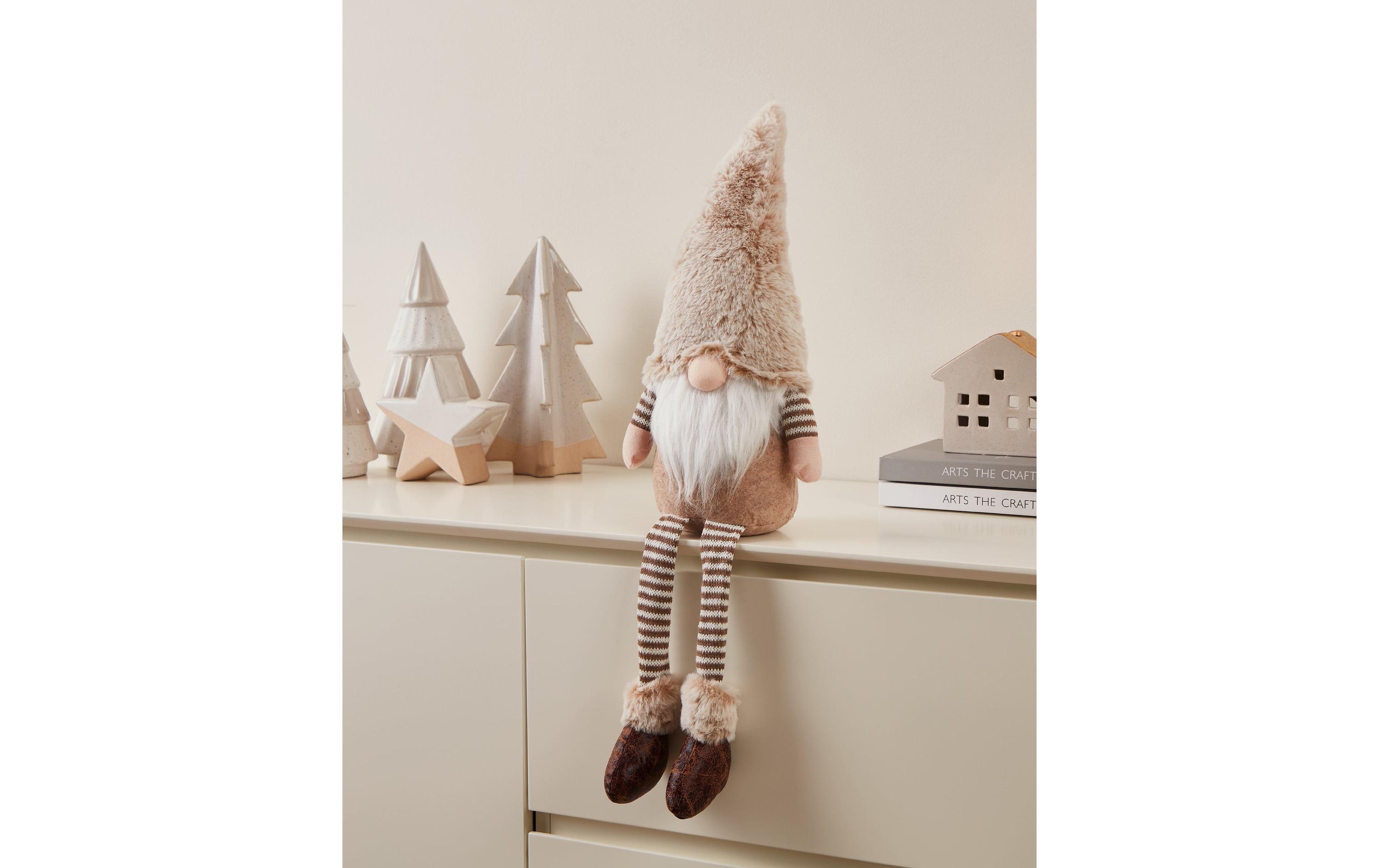 EGLO Weihnachtsfigur Ikara 65 cm, Beige/Weiss