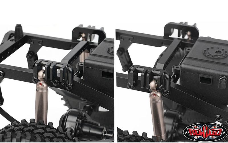 RC4WD Verstellbare Stossdämpfer-Halterungen, hinten Trail Finder 2