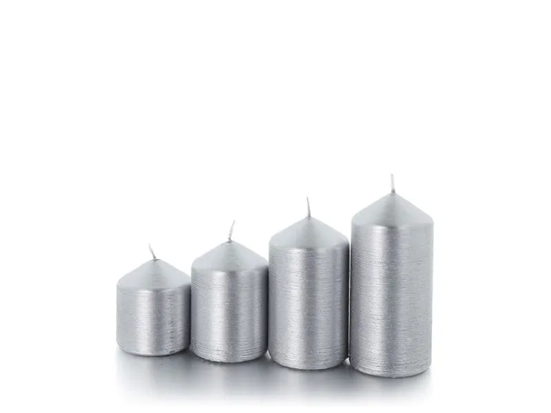 balthasar Adventstufenset Lygis Silber, 4 Stück