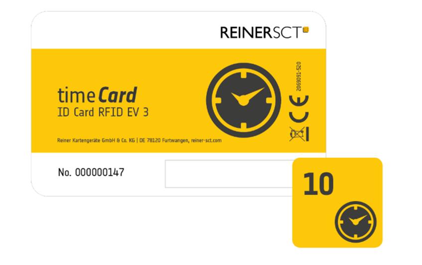 Reiner SCT RFID Karte timeCard Premium 10 Stück Reiner SCT RFID Karte timeCard Premium 10 Stück