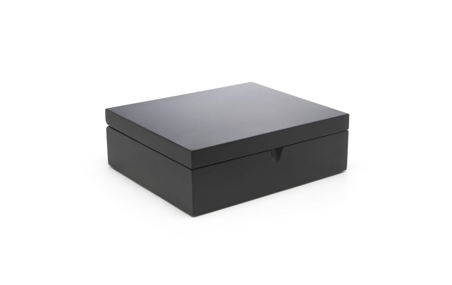 Bredemeijer Teebeutel-Box 6 Fächer, Schwarz