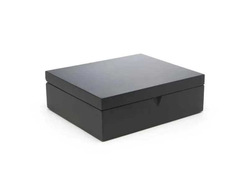 Bredemeijer Teebeutel-Box 6 Fächer, Schwarz Bredemeijer Teebeutel-Box 6 Fächer, Schwarz