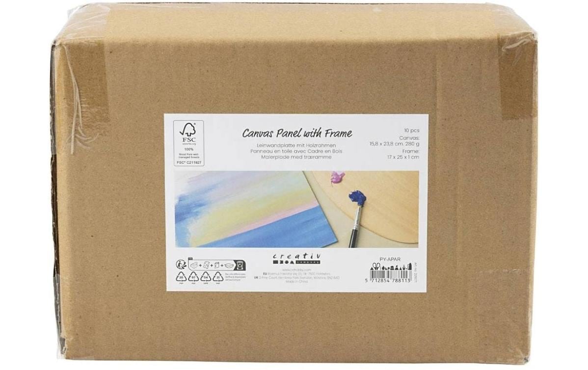 Creativ Company Keilrahmen 15.8 x 23.8 cm, Weiss, 10 Stück Creativ Company Keilrahmen 15.8 x 23.8 cm, Weiss, 10 Stück