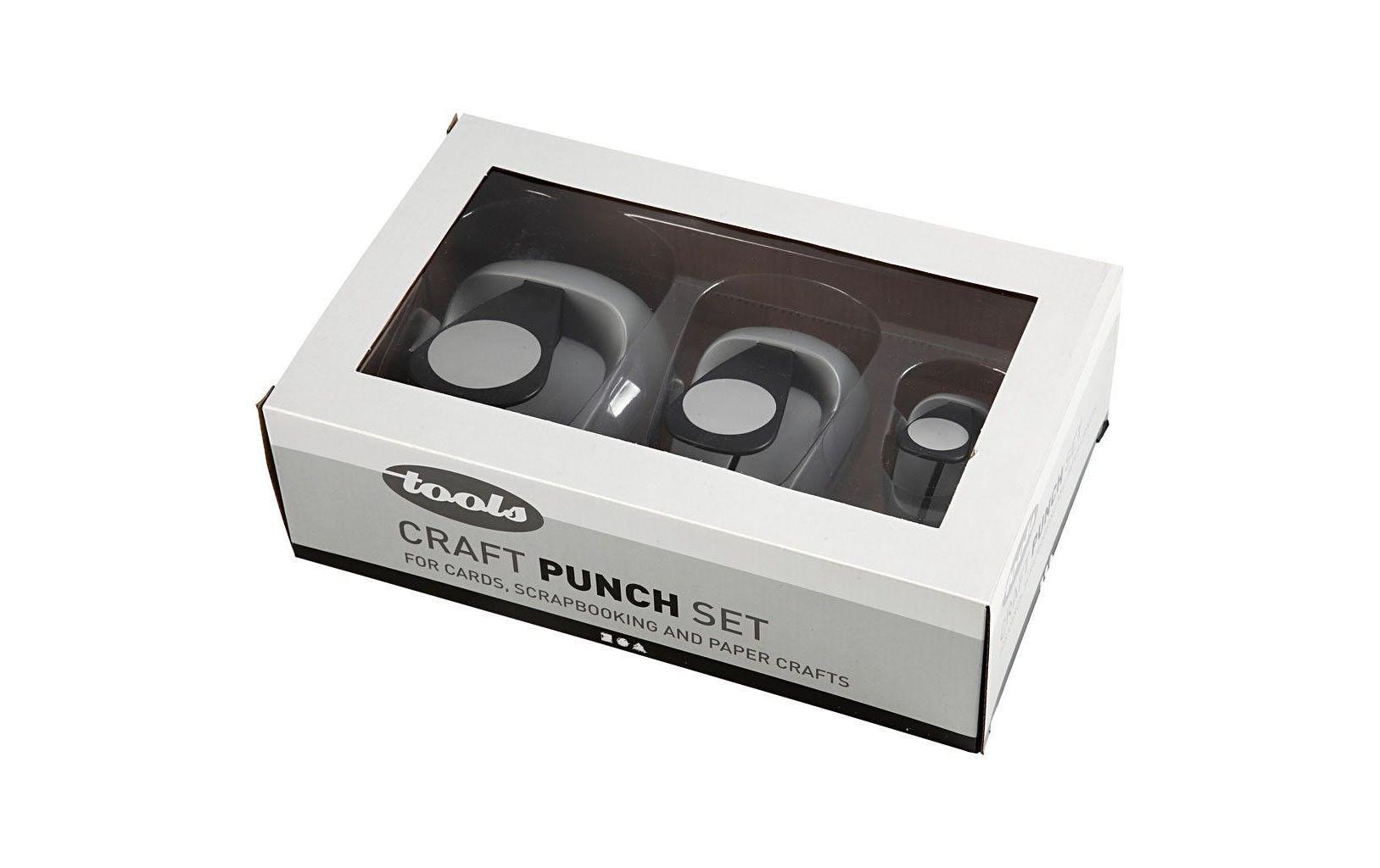 Creativ Company Motivstanzer Kreis, 25/49/75 mm