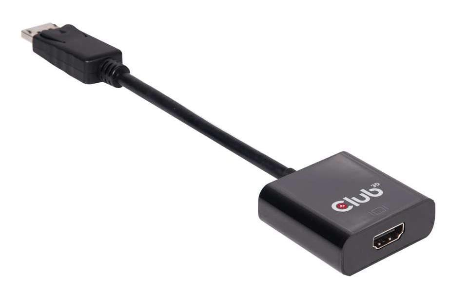 Club 3D Adapter 4K DisplayPort 1.2 - HDMI 2.0