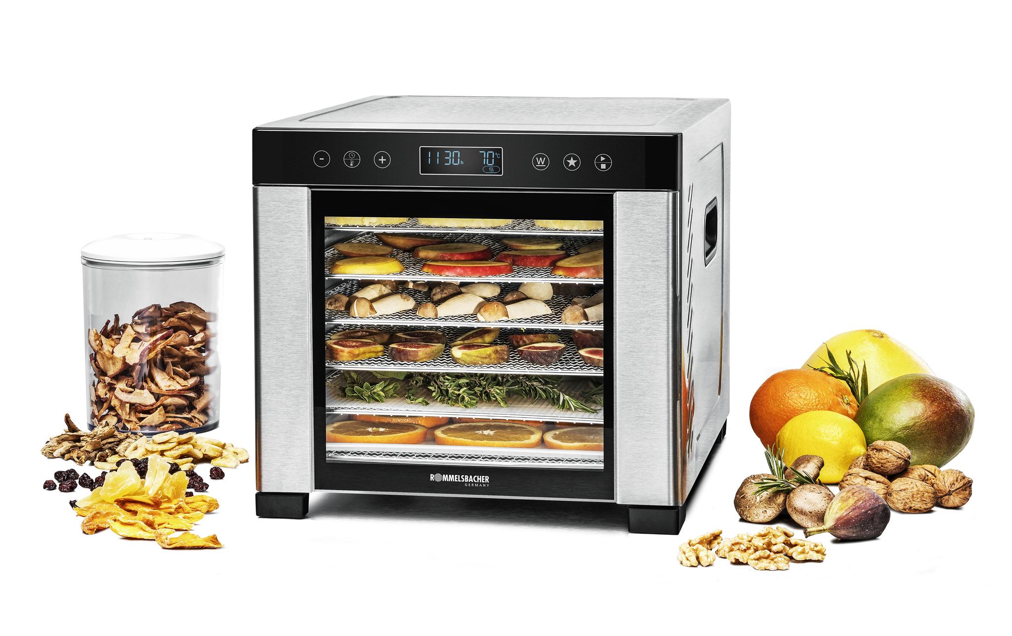 Rommelsbacher Dörrgerät DA950 Edelstahl/Schwarz