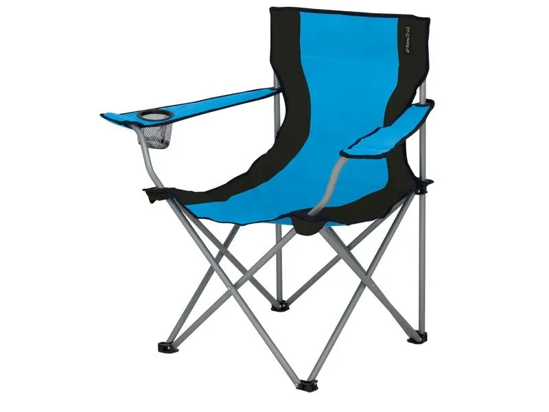 Eurotrail Campingstuhl Lausanne Blau/Schwarz Eurotrail Campingstuhl Lausanne Blau/Schwarz