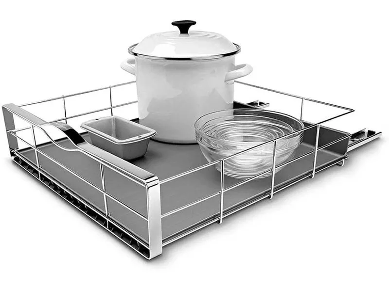 Simplehuman Organizer 50.2 x 50.8 cm, Grau/Silber