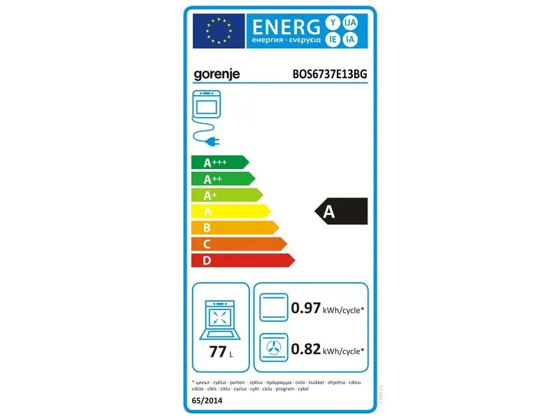 Gorenje Einbaubackofen BOS 6737 E13BG