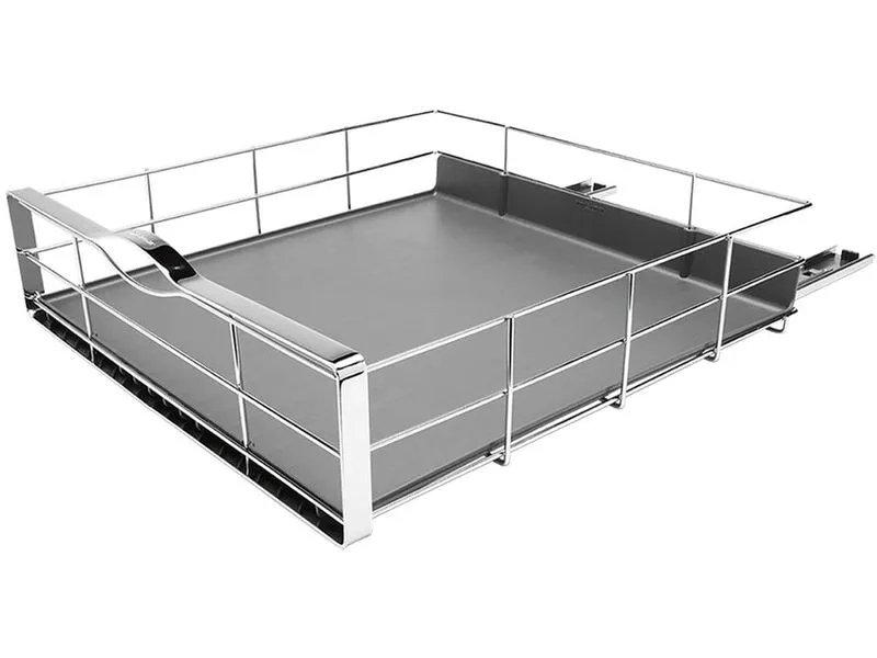 Simplehuman Organizer 50.2 x 50.8 cm, Grau/Silber