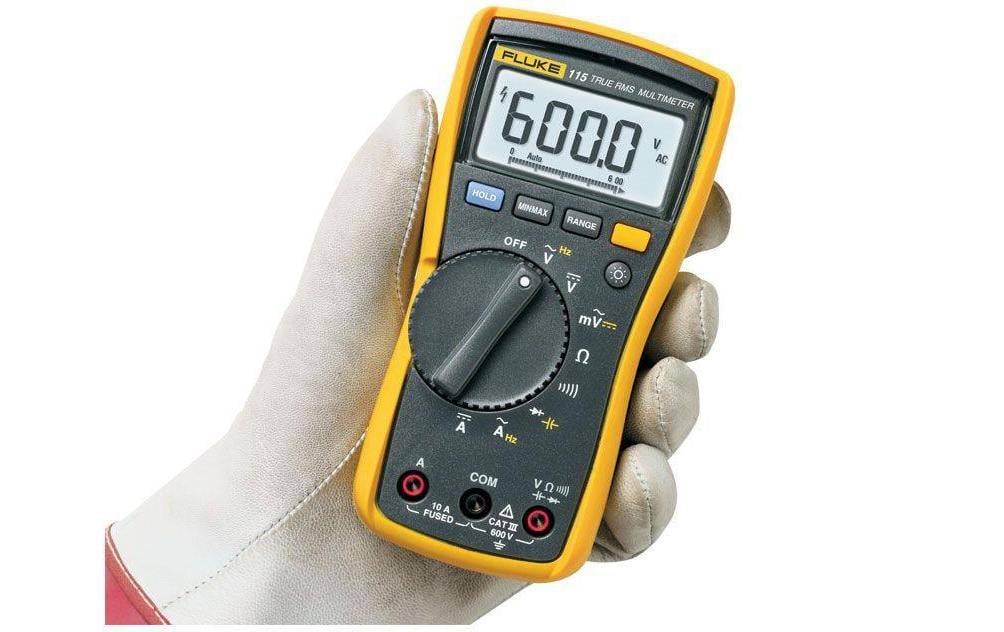 Fluke Multimeter 115 Digital 600 Vac/10A ac Fluke Multimeter 115 Digital 600 Vac/10A ac