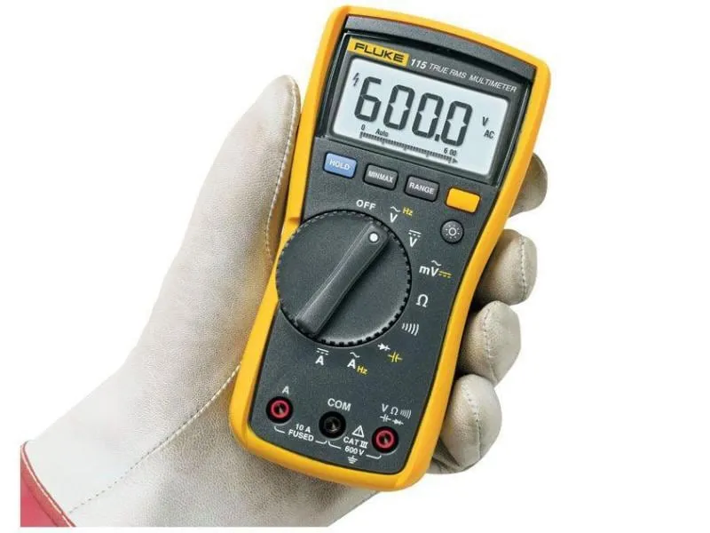 Fluke Multimeter 115 Digital 600 Vac/10A ac Fluke Multimeter 115 Digital 600 Vac/10A ac