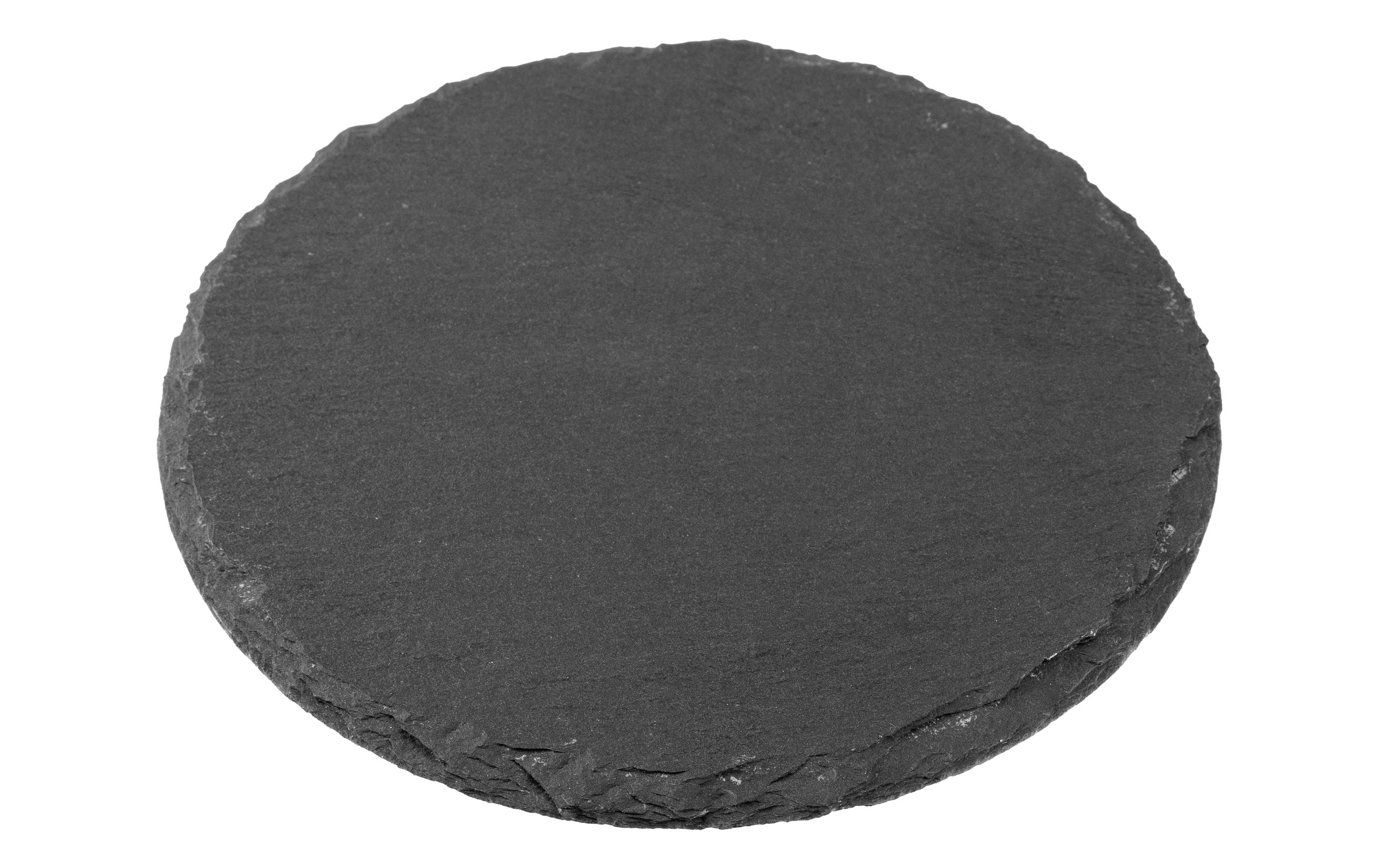 COCON Kerzenuntersetzer Ø 15 cm, Schiefer, Schwarz
